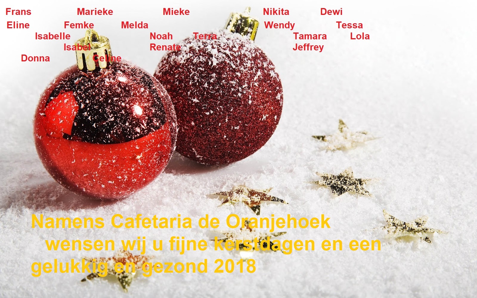 hd-kerst-wallpaper-met-sneeuw-gouden-sterretjes-en-twee-rode